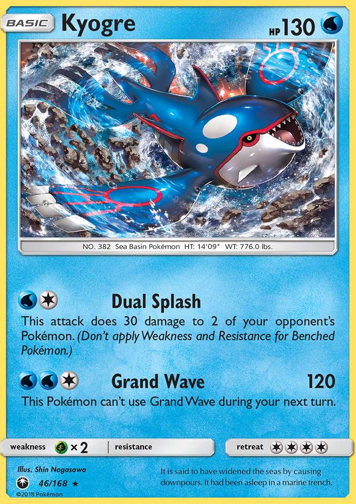 Kyogre 46/168 - Celestial Storm 2018 | Odin's Place