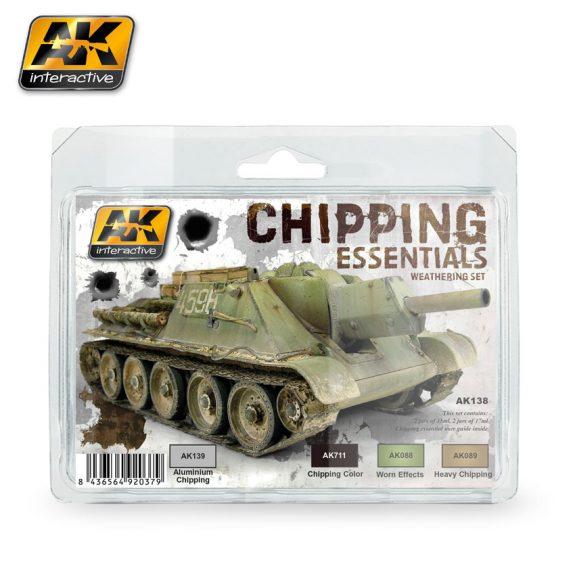 AK Interactive Chipping Essentials Weathering Set | Odin's Place