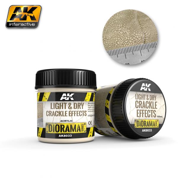 AK Interactive Light and Dry Crackle Effects 100ml | Odin's Place