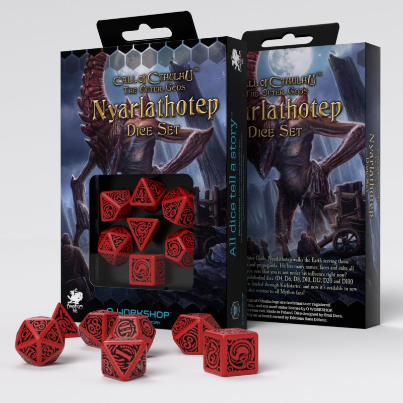 Call of Cthulhu: The Other Gods Dice Set Nyarlathotep | Odin's Place