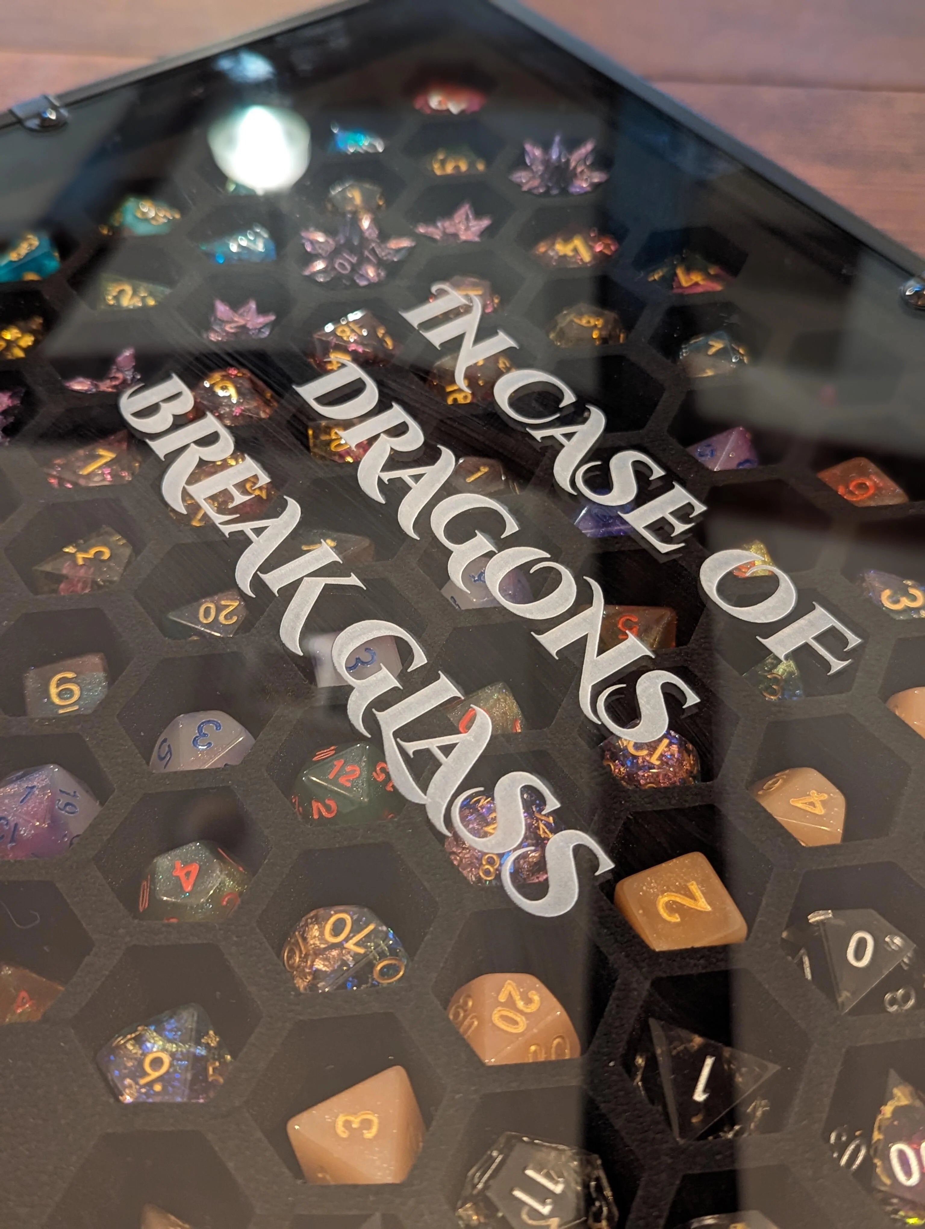 NTSD Gaming Glass Dice Case, Assorted Styles | Odin's Place