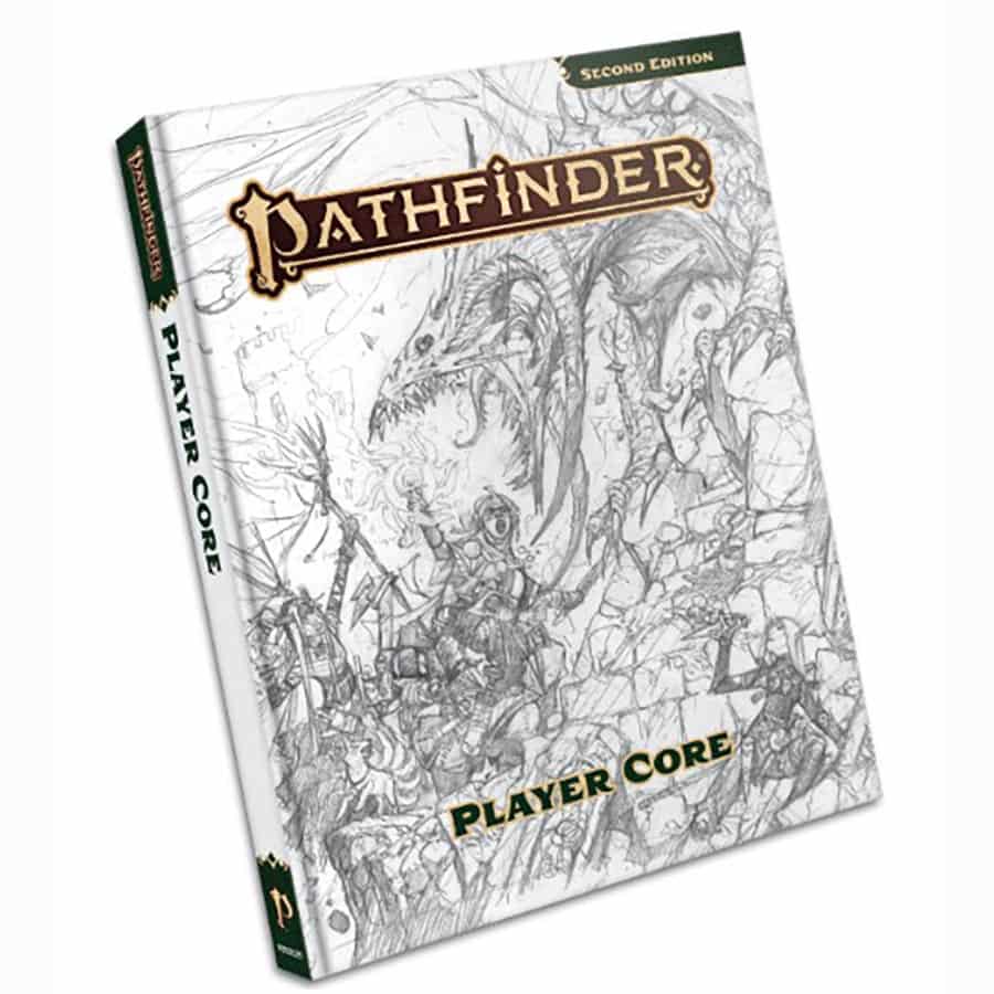 Pathfinder 2E: Player Core Rulebook 2023 Sketch Edition | Odin's Place