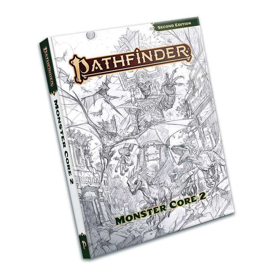 Pathfinder 2E: Monster Core 2 Sketch Edition | Odin's Place