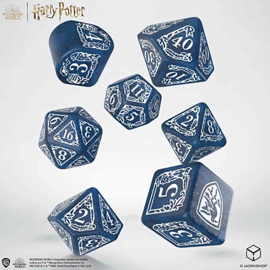 Q Workshop Harry Potter Ravenclaw Modern Dice Set | Odin's Place