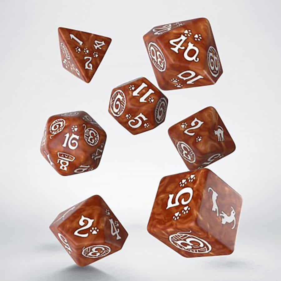 Q Workshop Cats Dice Set Muffin | Odin's Place