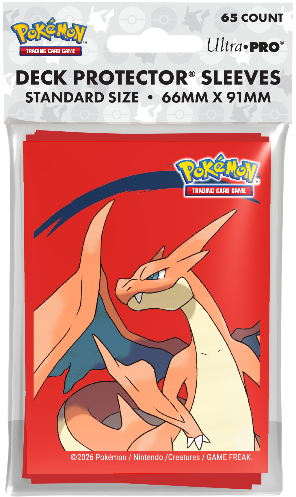 Ultra Pro Pokemon Mega Charizard Y Sleeves 65 count | Odin's Place