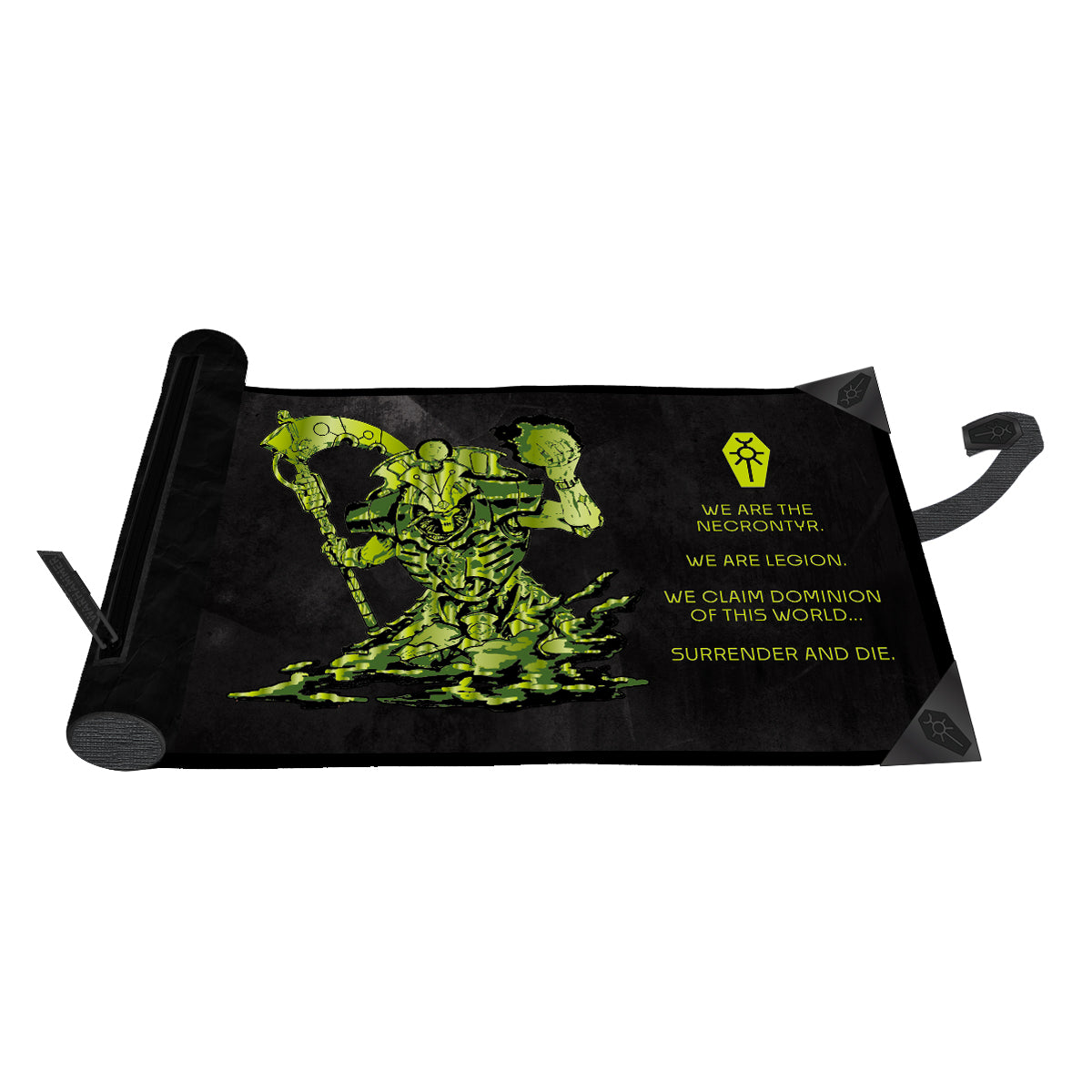 Ultra Pro Dice Scroll Warhammer 40K Premium Foil Necron Codex Aligned Dice Scroll (Copy) | Odin's Place