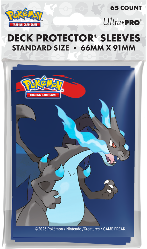 Ultra Pro Pokemon Mega Charizard X Sleeves 65 count | Odin's Place