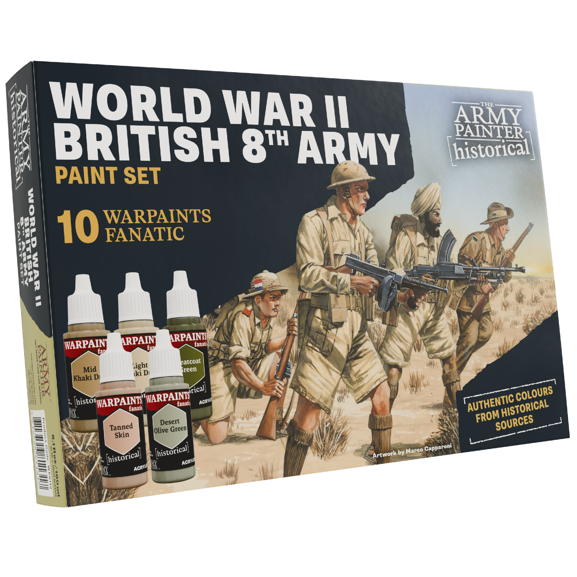 Army Painter Warpaints: Historical - WWII British 8th Army Paint Set | Odin's Place