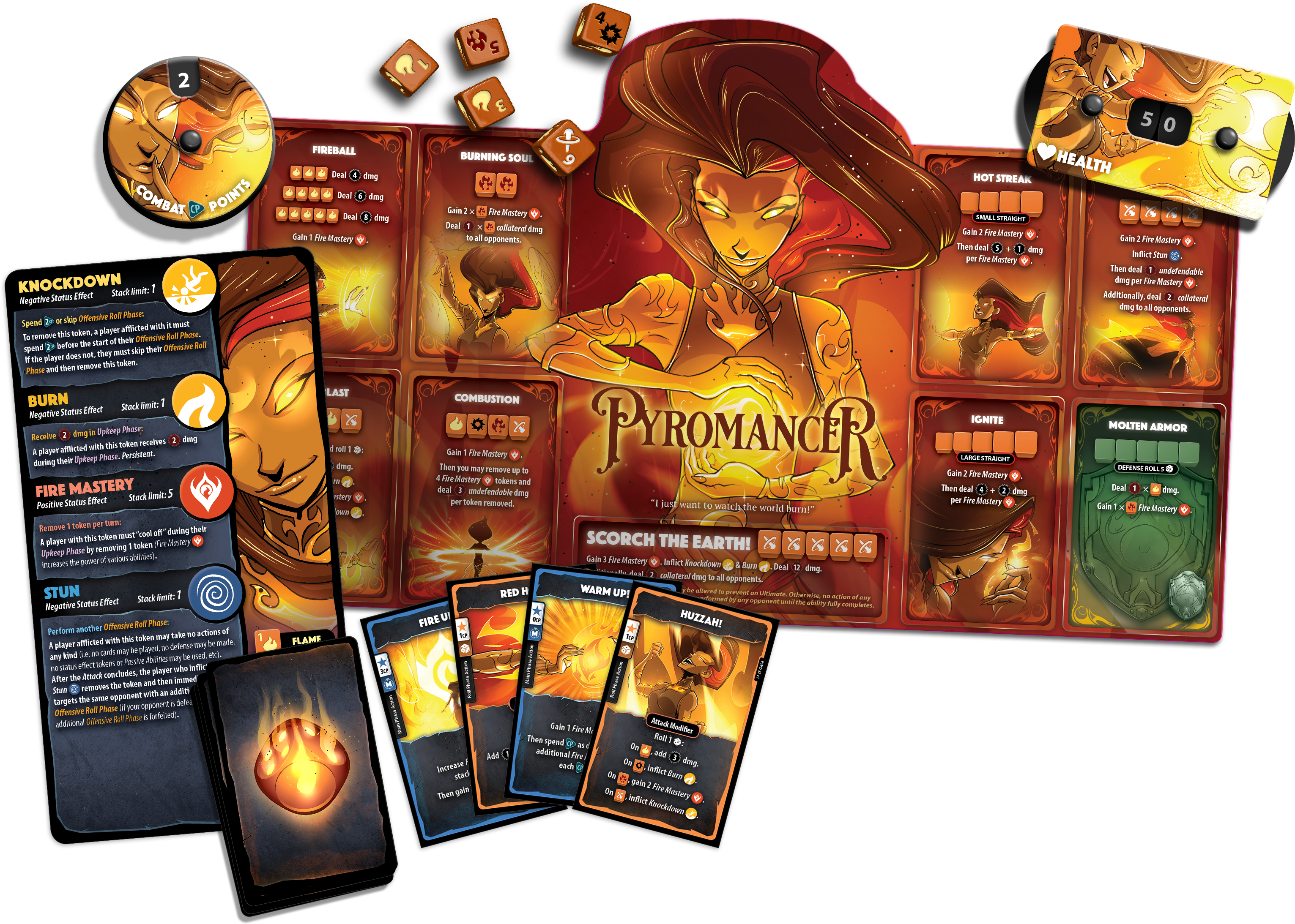 Dice Throne:  Pyromancer | Odin's Place