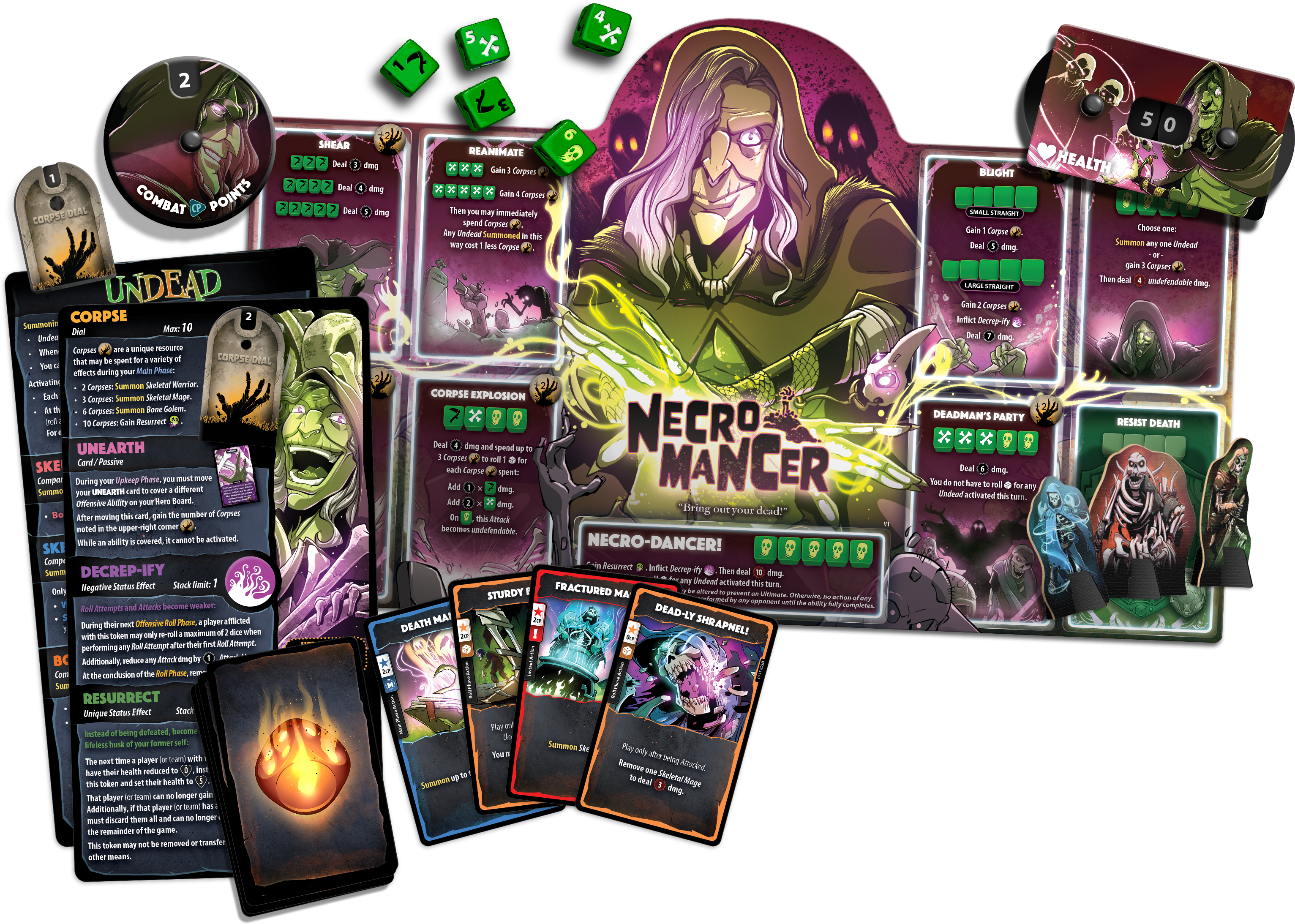Dice Throne:  Pale Lady | Odin's Place