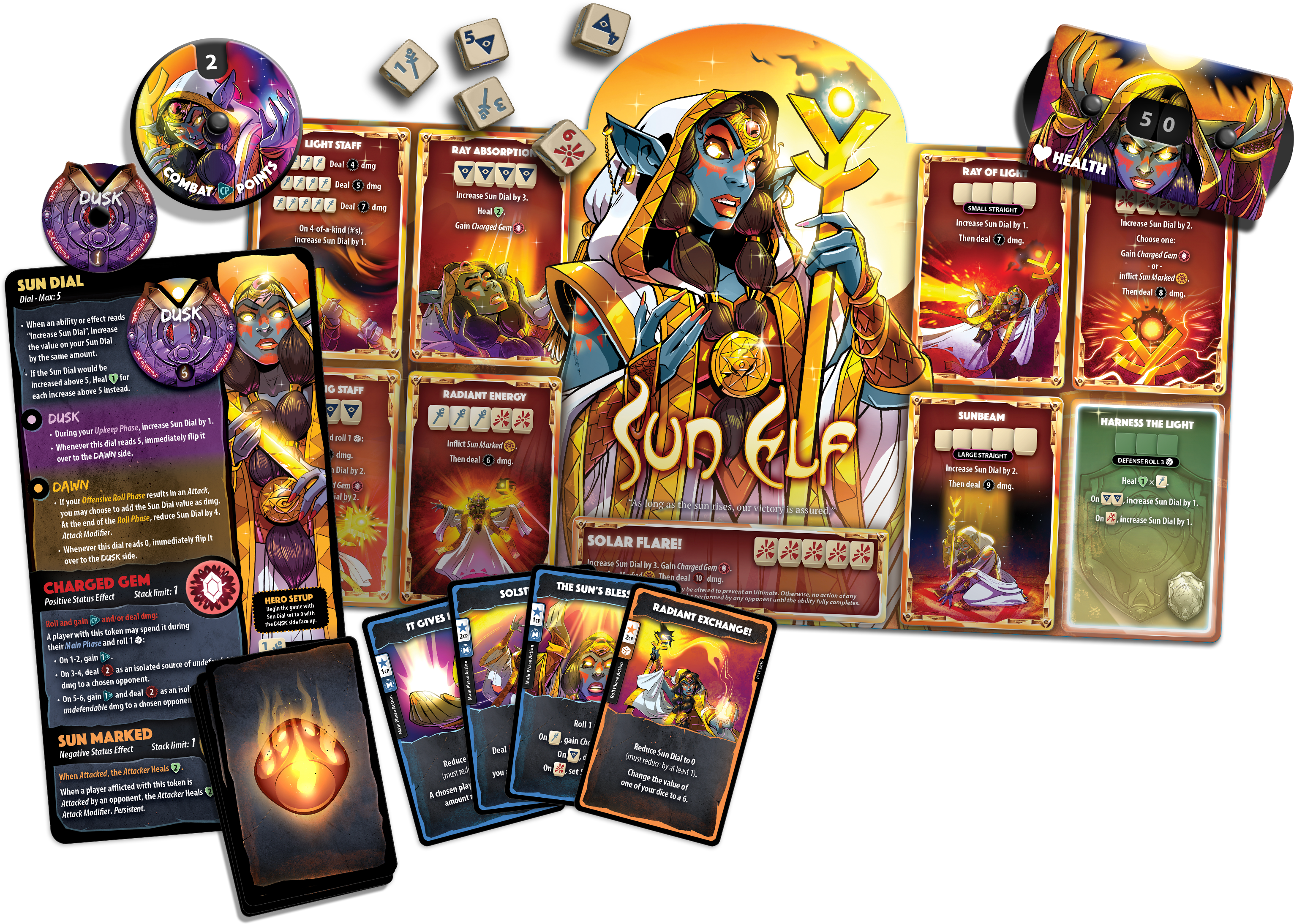 Dice Throne:  Sun Elf | Odin's Place