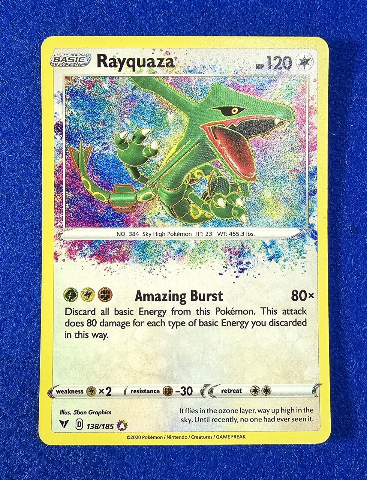 Rayquaza (138/185) - Graded (9) | Odin's Place