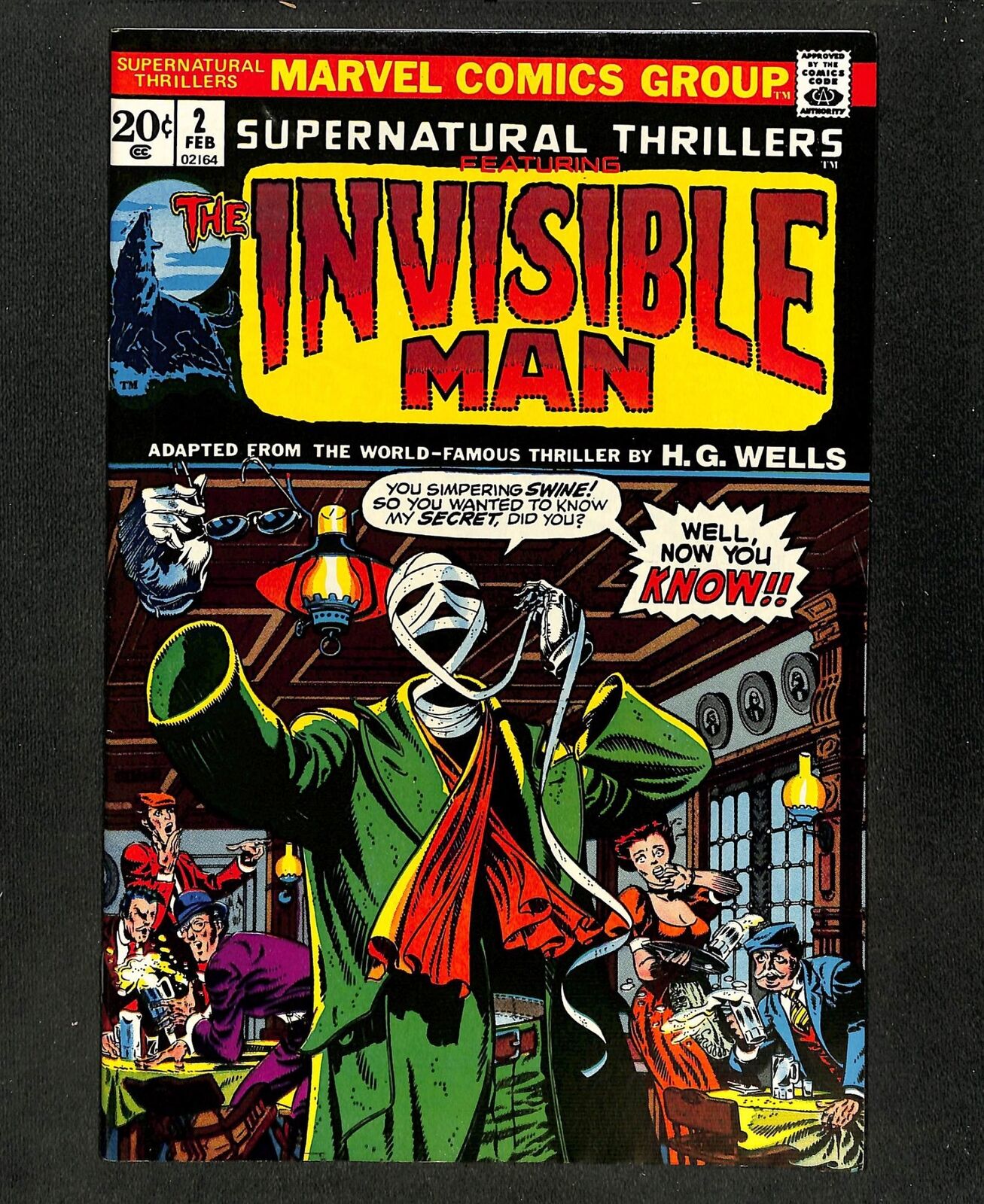 Supernatural Thrillers Featuring The Invisible Man #2 (1972) | Odin's Place