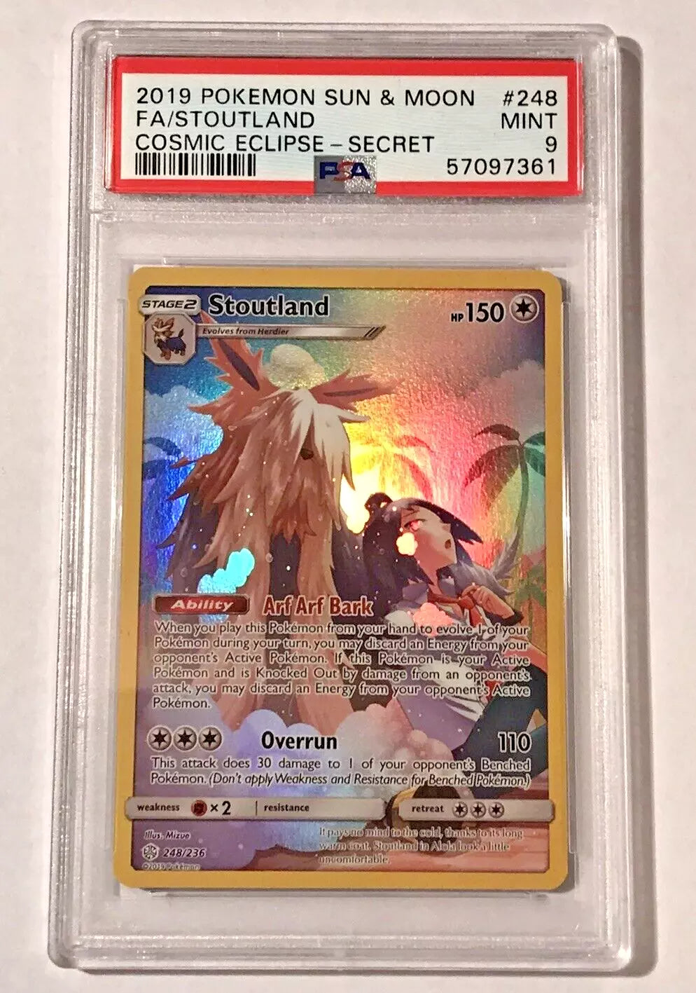 Soutland #248 Cosmic Eclipse Secret Holofoil PSA 9 | Odin's Place