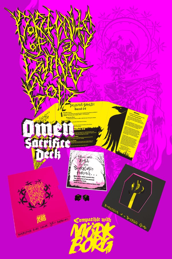 Mork Borg: Portents of a Dying God: Mork Borg Omen Deck | Odin's Place