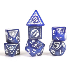 Dungeons & Dragons: Adventurer Dice: Fighter - Blue | Odin's Place