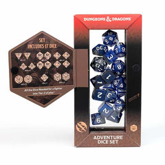 Dungeons & Dragons: Adventurer Dice: Fighter - Blue | Odin's Place