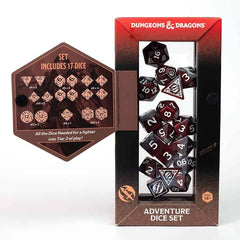 Dungeons & Dragons: Adventurer Dice: Fighter - Red | Odin's Place