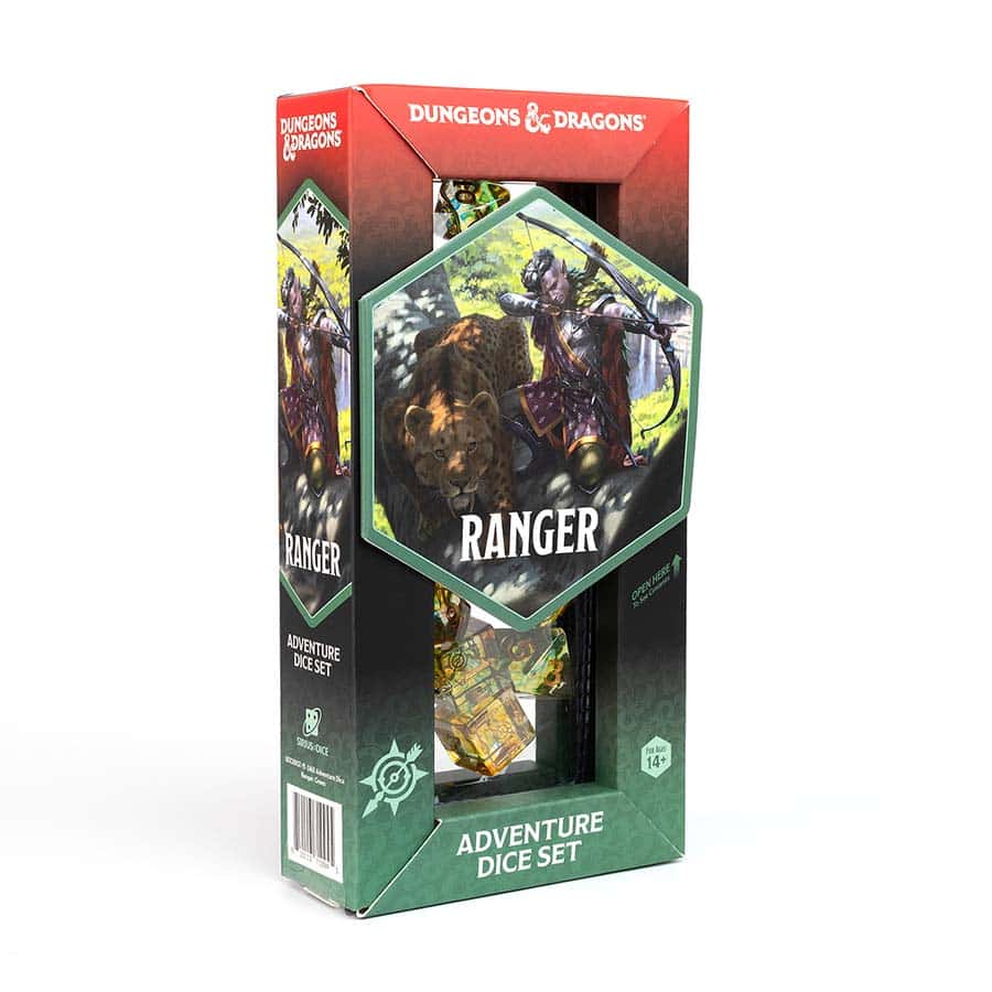 Dungeons & Dragons: Adventurer Dice: Ranger - Green | Odin's Place