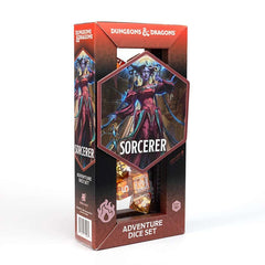 Dungeons & Dragons: Adventurer Dice: Sorcerer - Orange | Odin's Place
