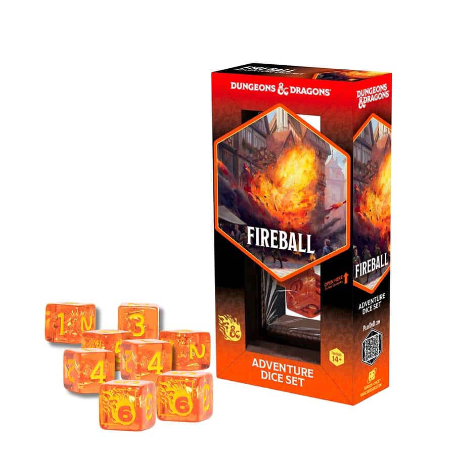 Dungeons & Dragons: Adventurer Dice: Fireball | Odin's Place