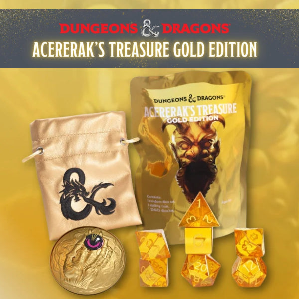 Dungeons & Dragons: Acererak's Treasure Blind Box Display - Gold Edition | Odin's Place