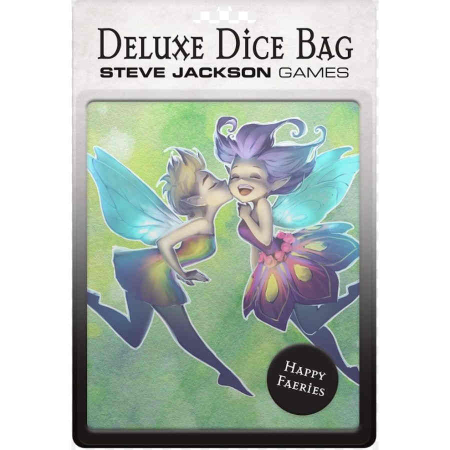 Steve Jackson Games Deluxe Dice Bag: Happy Faeries | Odin's Place