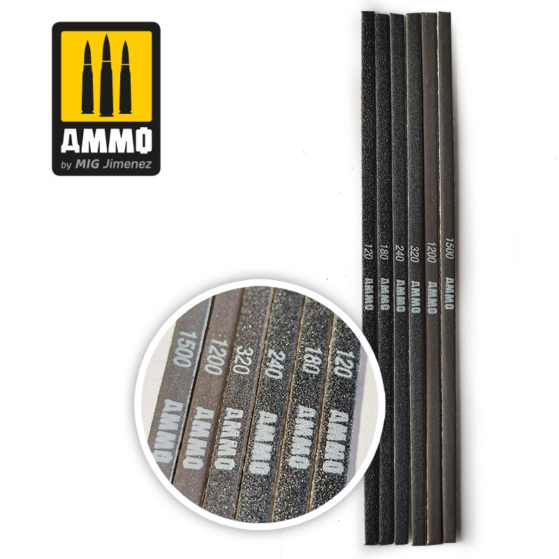 Ammo Mig Contour Sanding Stick (120/180/240/320/1200/1500) | Odin's Place