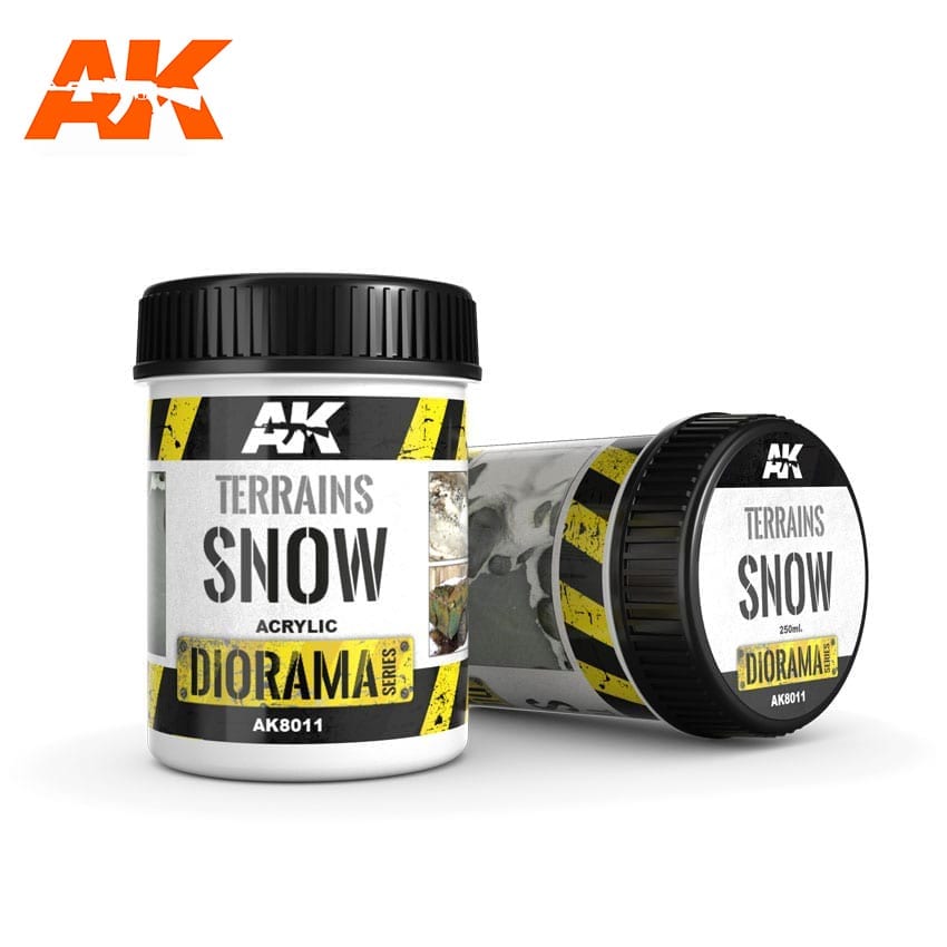 AK Interactive Terrains Snow - 250ml (Acrylic) | Odin's Place