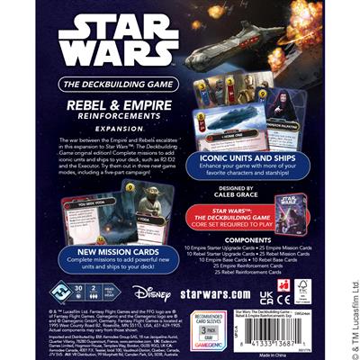 Star Wars: The Deckbuilding Game - Rebel & Empire Reinforcements Expansion | Odin's Place