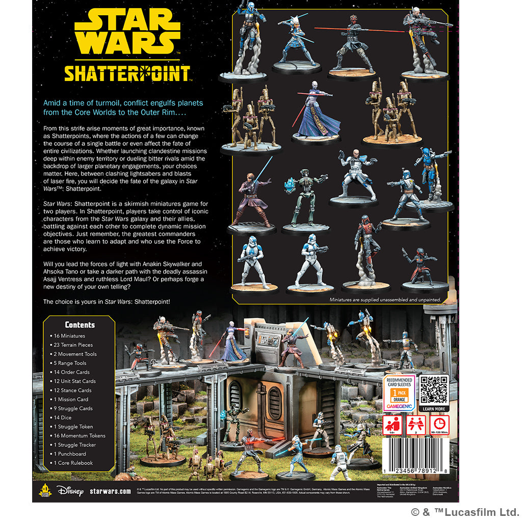 Star Wars Shatterpoint Core Set Box | Odin's Place