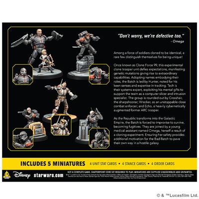 Star Wars: Shatterpoint - Clone Force 99 Squad Pack | Odin's Place