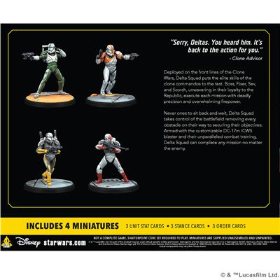 Star Wars: Shatterpoint - Delta Squad, Form Up Squad Pack | Odin's Place
