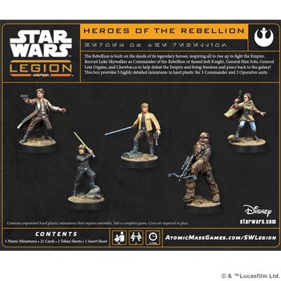 Star Wars: Legion - Heroes of the Rebellion Character Pack | Odin's Place