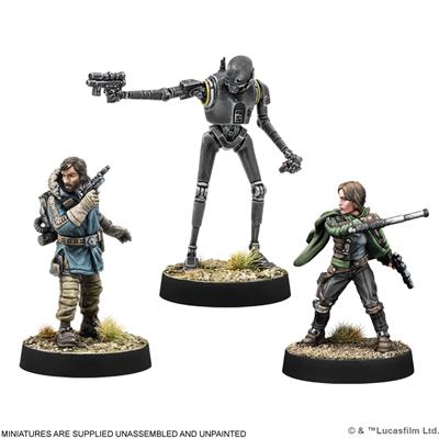 Star Wars Legion:  Cassian Andor, Jyn Erso & K-2SO | Odin's Place