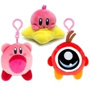 Kirby Assorted Clip on 4" Plush | Odin's Place