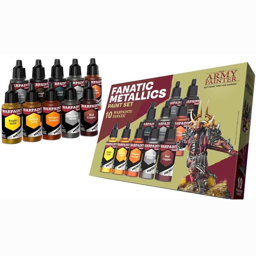 Army Painter Fanatic Metallics Paint Set | Odin's Place
