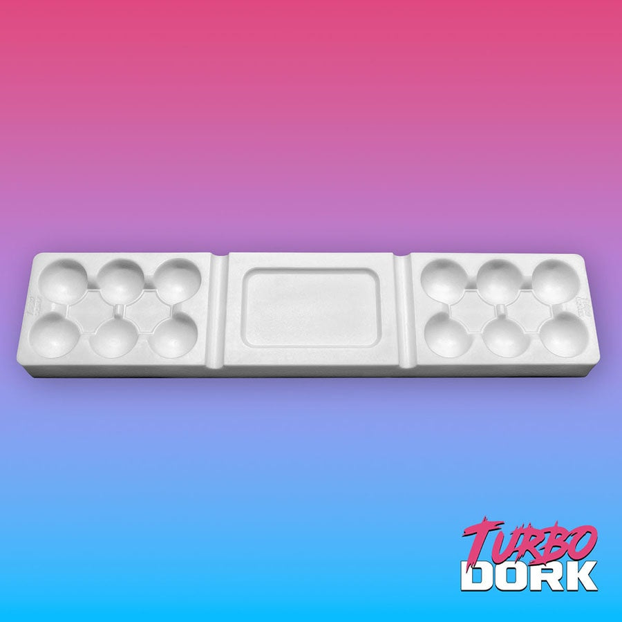 Turbo Dork: Non-Stick Silicone Dry Palette: Large White | Odin's Place