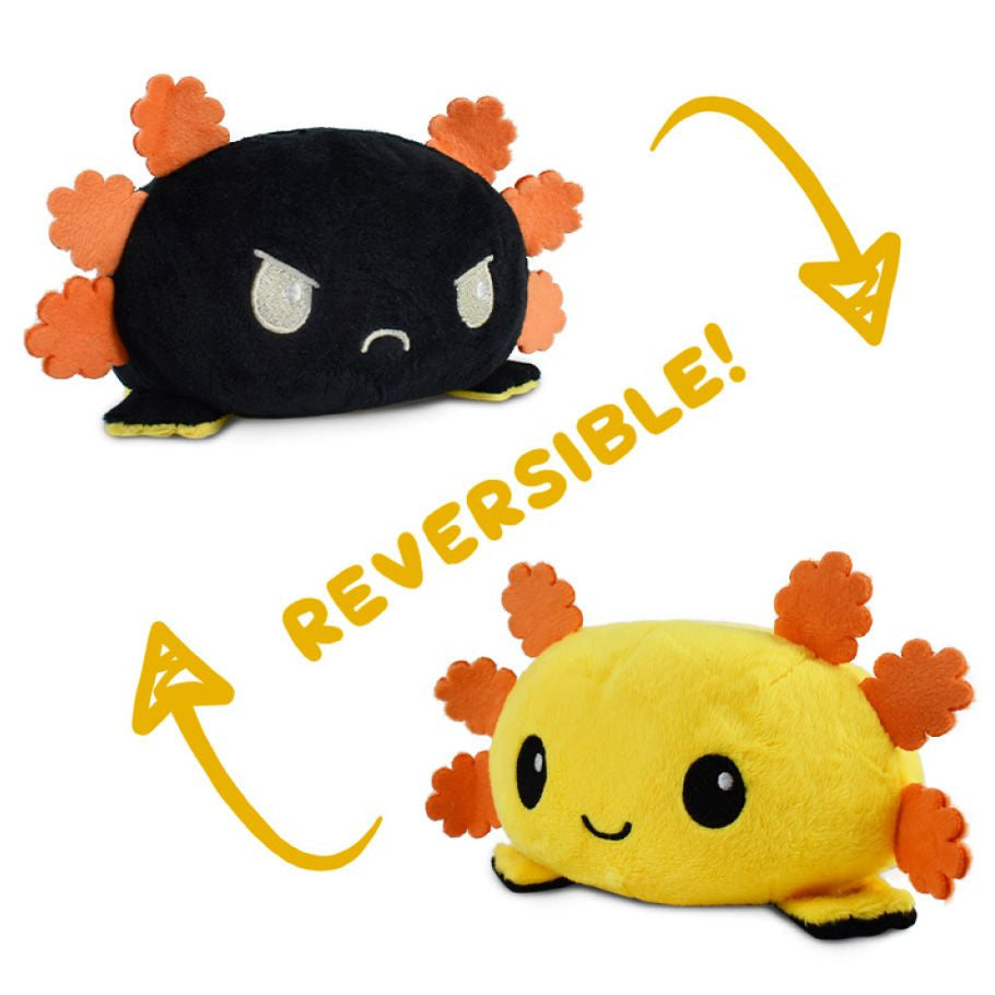 Reversible Axolotl Plush: Yellow & Black | Odin's Place