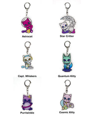 tokidoki Galactic Cats Acrylic Keychain Blind Box | Odin's Place