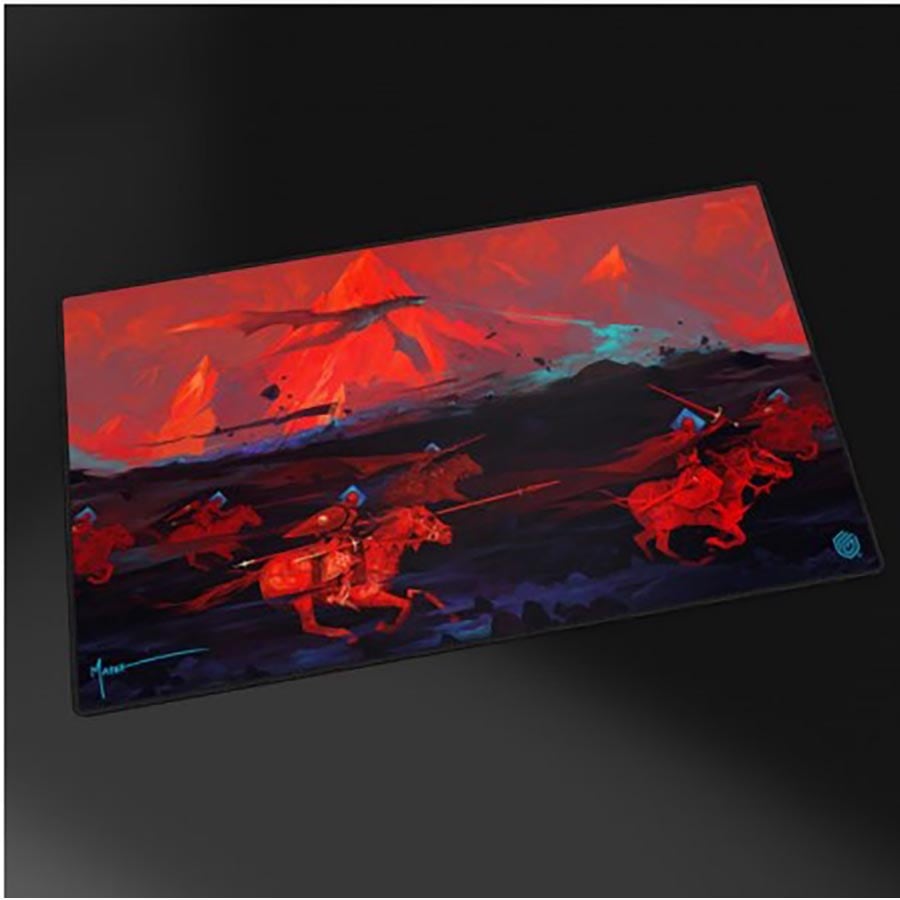 Ultimate Guard 2024 Exclusive Dominik Mayer Crowned with Fire Playmat | Odin's Place