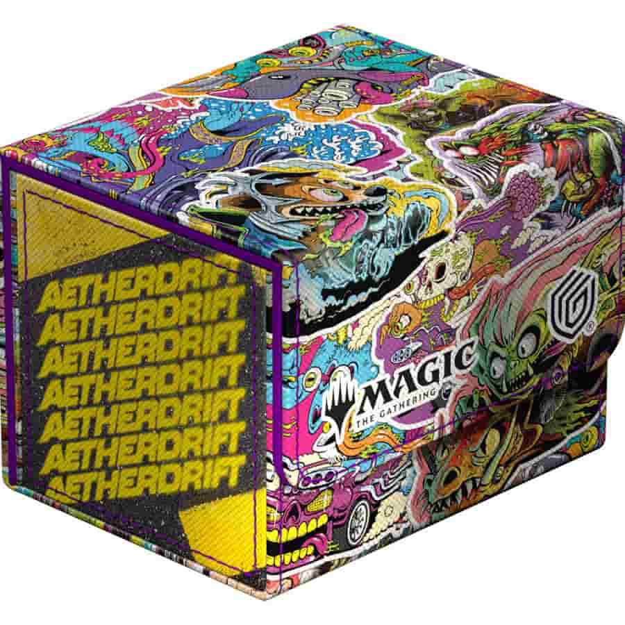 Ultimate Guard Sidewinder 100+ Deck Box: Aetherdrift Revved-Up Racers | Odin's Place