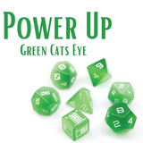 Level Up Dice Cats Eye Gemstone Poly 7 Dice Set | Odin's Place