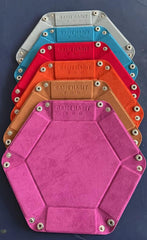 Game Habit Hexagonal Dice Trays, Assorted Colors | Odin's Place