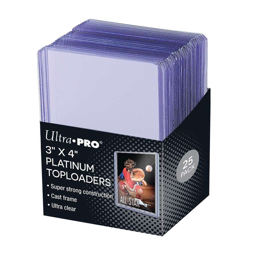 Ultra Pro: Toploader: 3X4 Ultra Clear Platinum (25CT) | Odin's Place