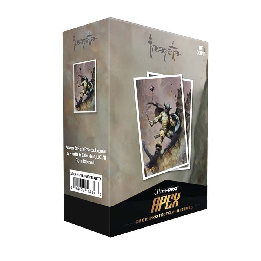 Ultra Pro: Artist Spotlight: Frank Frazetta Death Dealer: Apex Deck Protector Sleeves: Warrior with Ball and Chain (100 ct) | Odin's Place