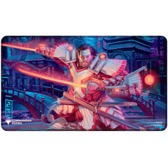 Ultra Pro Magic The Gathering Playmat -  Commander Series (Q1 2025 Wedge): Stitched Edge Playmat: Isshin | Odin's Place