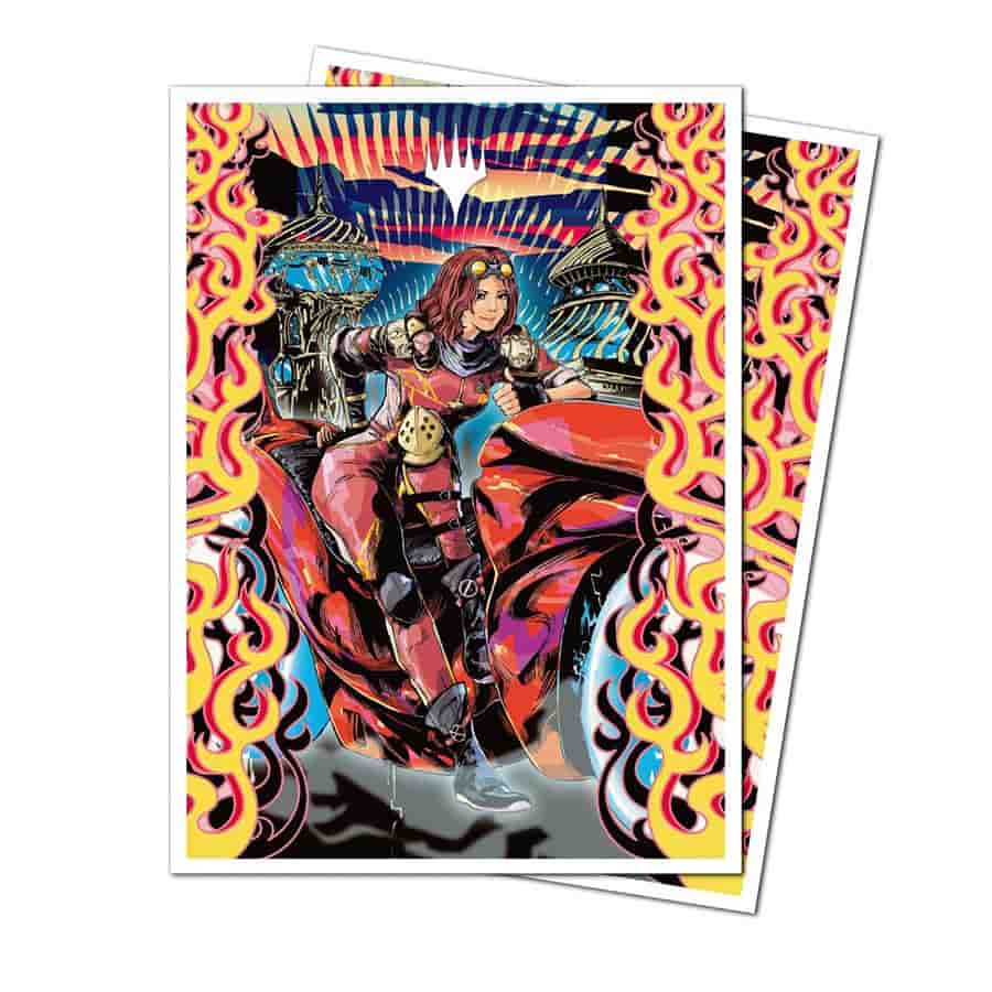 Ultra Pro Apex Sleeves: Aetherdrift Chandra Spark Hunter | Odin's Place