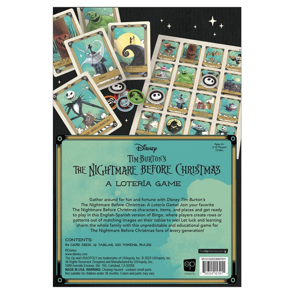 Loteria Nightmare Before Christmas | Odin's Place